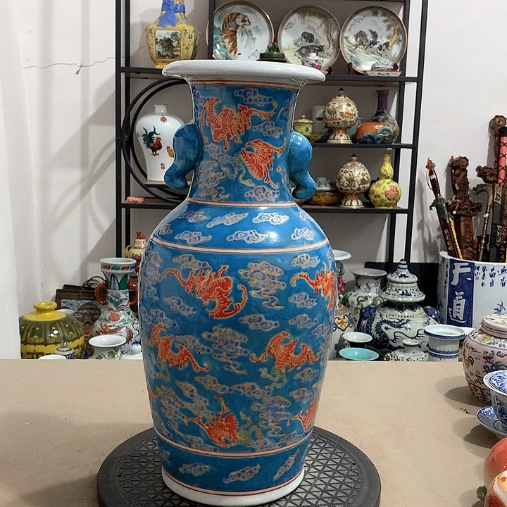 摆件陶博古架陶瓷摆件