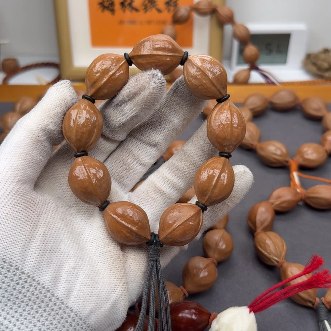 19*27精品梅林铁核手串