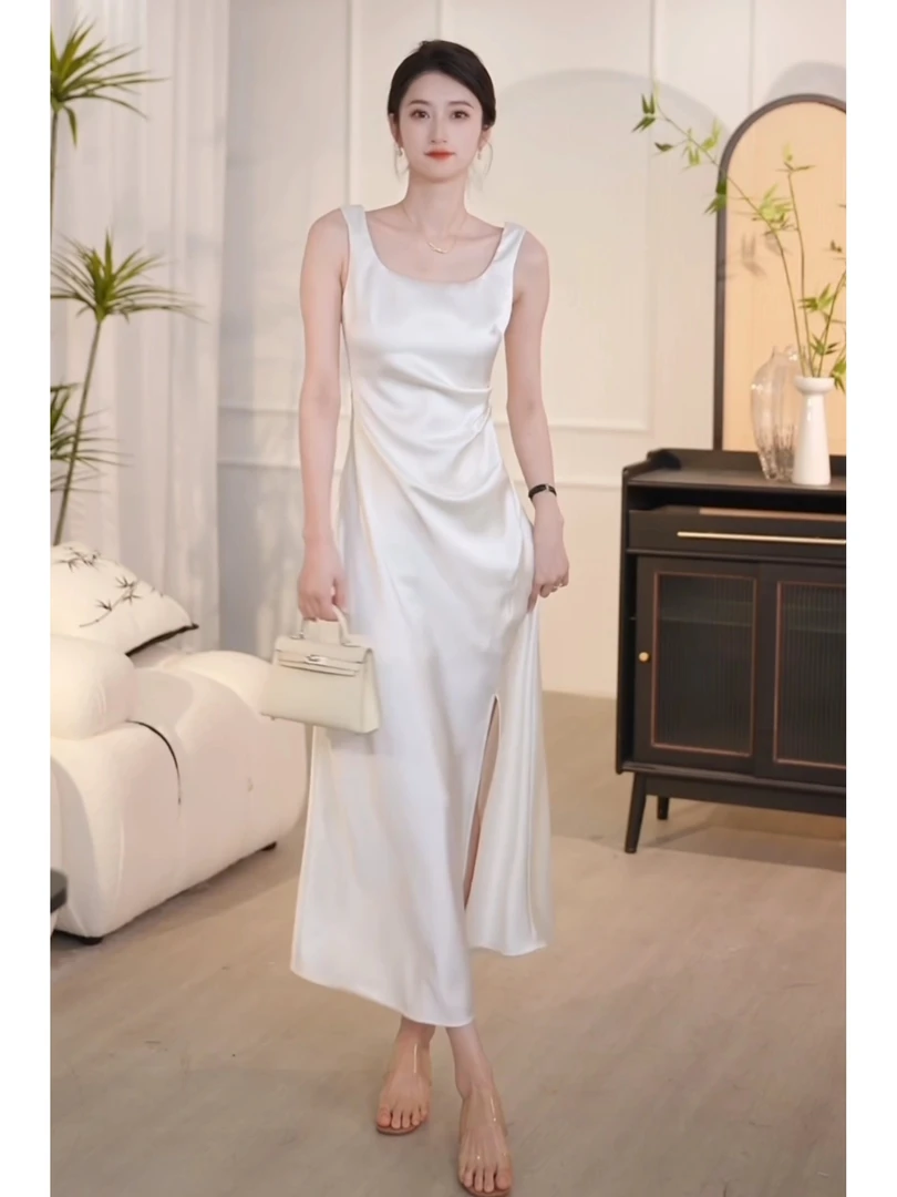 大码轻奢高级感薄款西装吊带裙两件套女夏季胖mm休闲百搭防晒外套