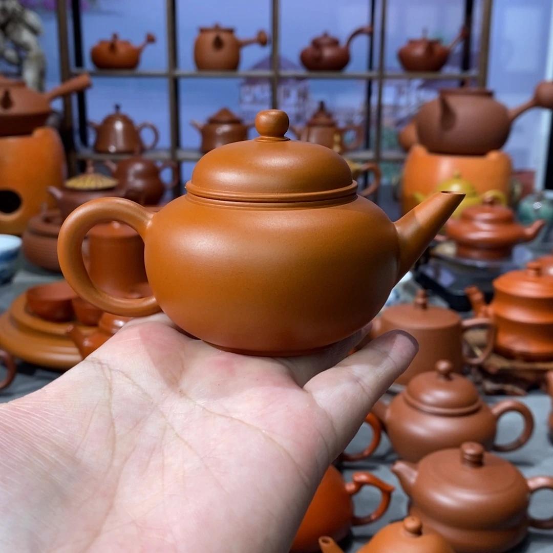 茶壶紫砂陈伟庆鸡蛋水平壶105cc