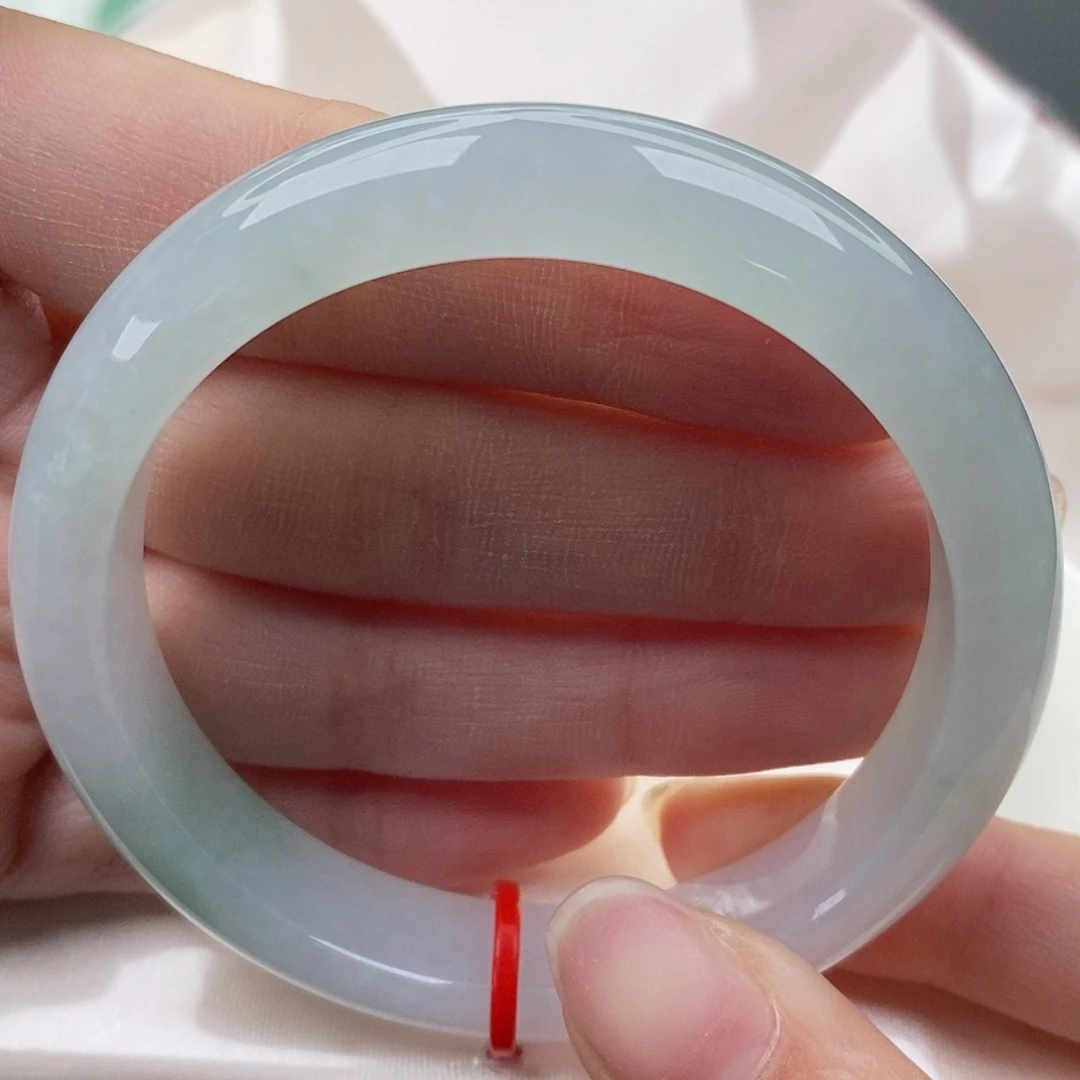 翡翠未镶嵌手镯缅甸天然A货翡翠 53