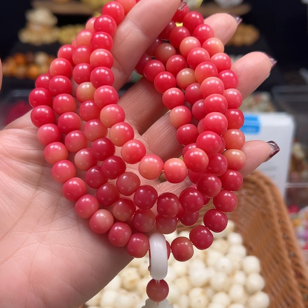 菩提根/象牙果手串卡10樱桃酪毛衣链108一条