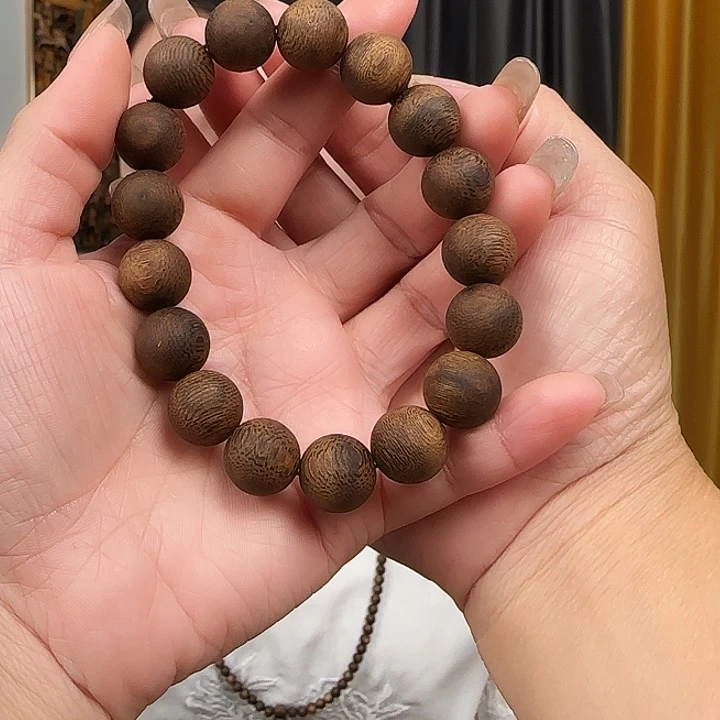 沉香手串2****志1.3白棋单圈多样性发一