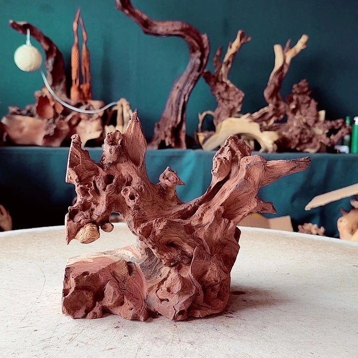 平***代木015 金丝红木羊蹄甲半成品