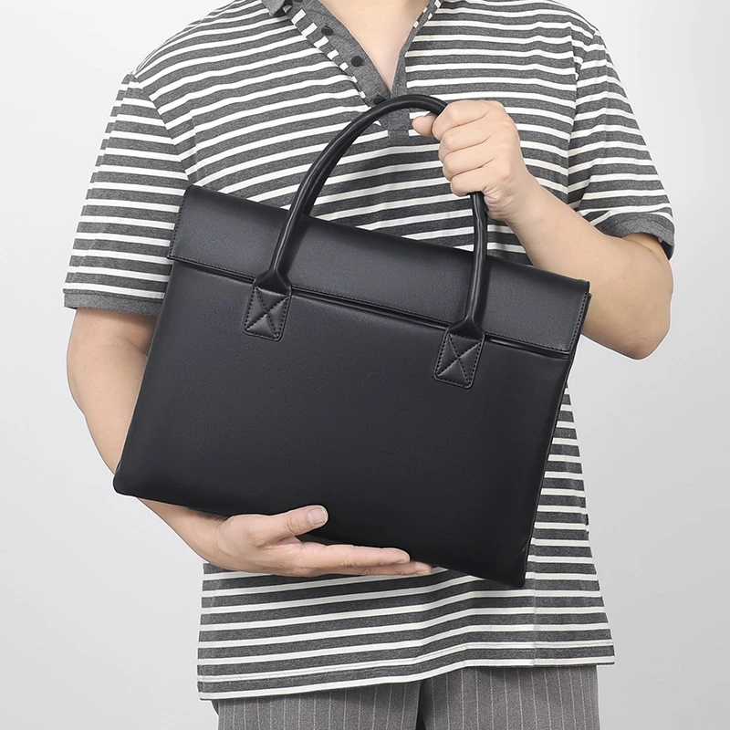 14英寸笔记本电脑包便携商务差旅公文包防泼水手提内胆包通勤