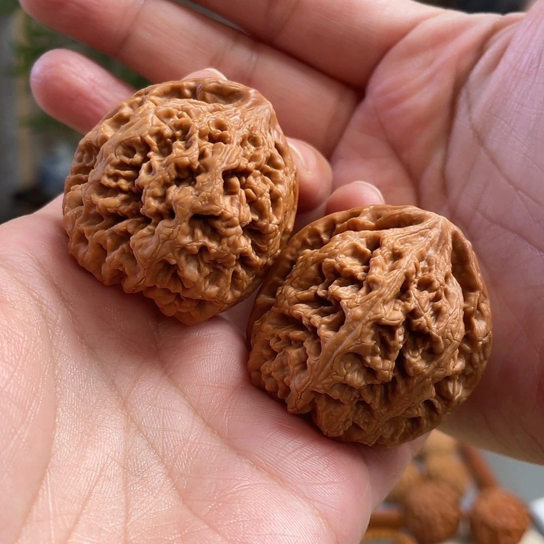 桃核把件41×42尺原桩平谷大粗筋（尖微蹭）CN01157