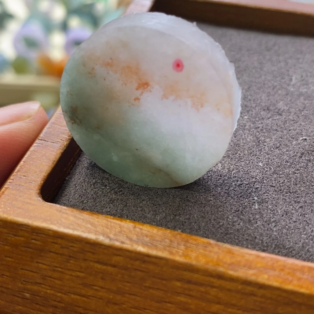 定制翡翠未镶嵌包工雕山鬼牌