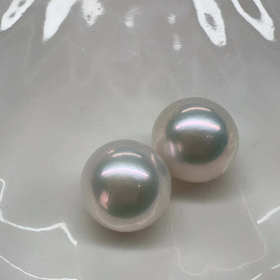 煜***桐未镶嵌淡水珍珠裸珠12-13 1200一对