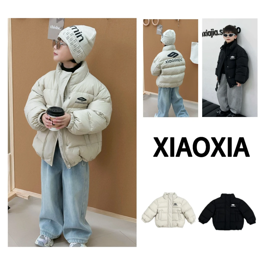 XXJ 2170【短款大被子】90白鸭绒 韩版字母 三防羽绒服