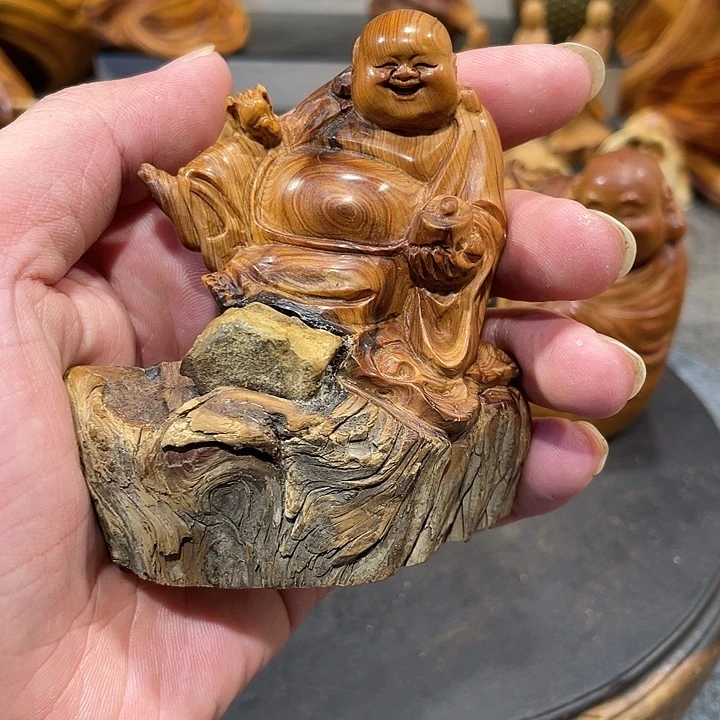 柏木（崖柏）静*1太行根雕摆件