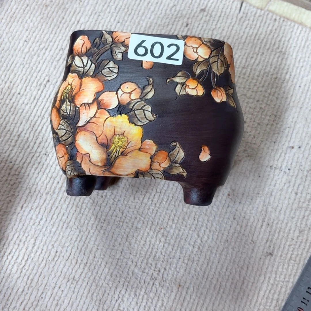 唯***、紫砂花盆陶瓷多肉花盆微瑕