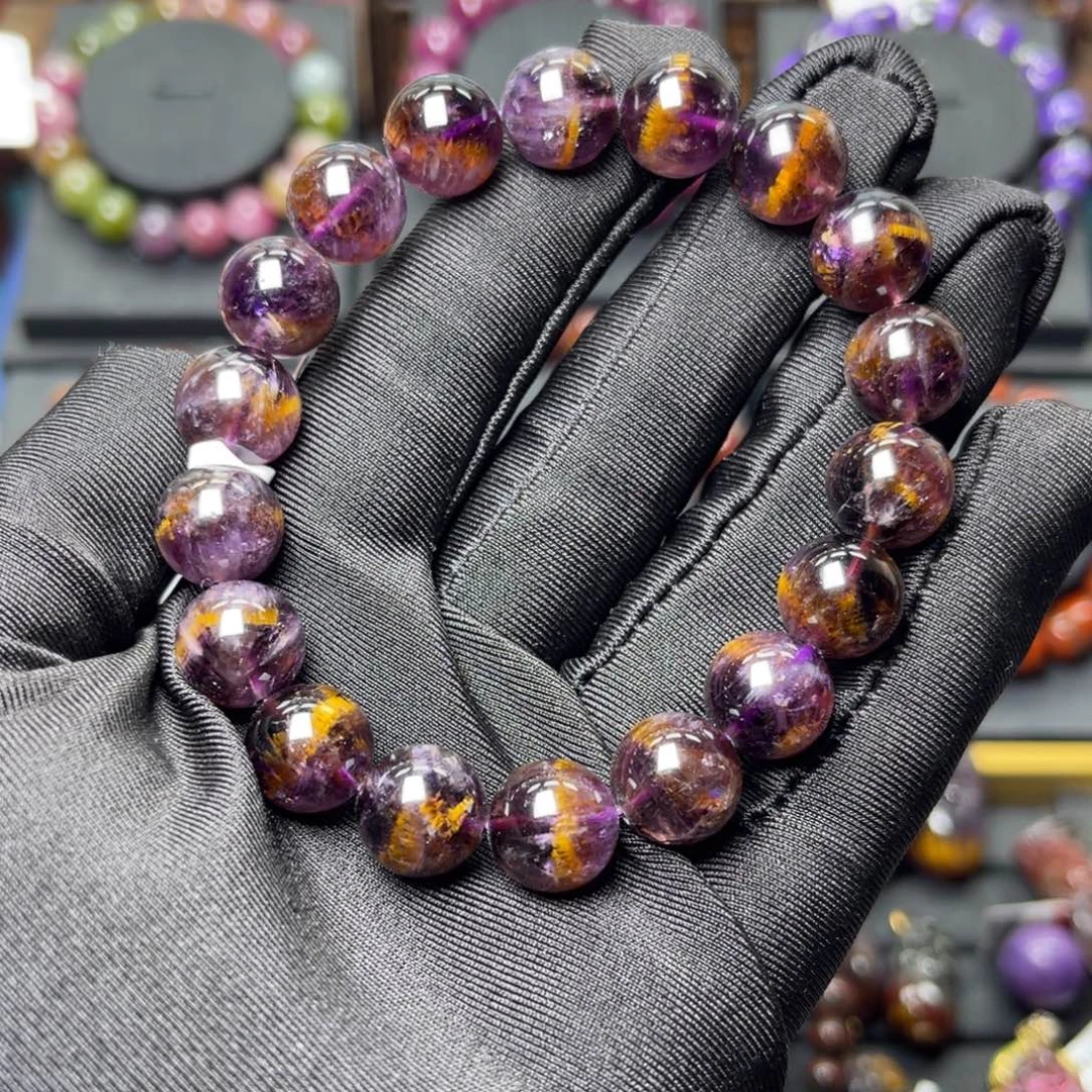 水晶未镶嵌手链猫眼极光单圈11mm