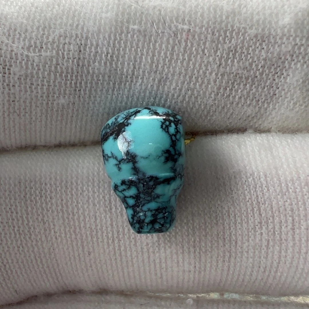 未镶嵌绿松石三通7.8mm