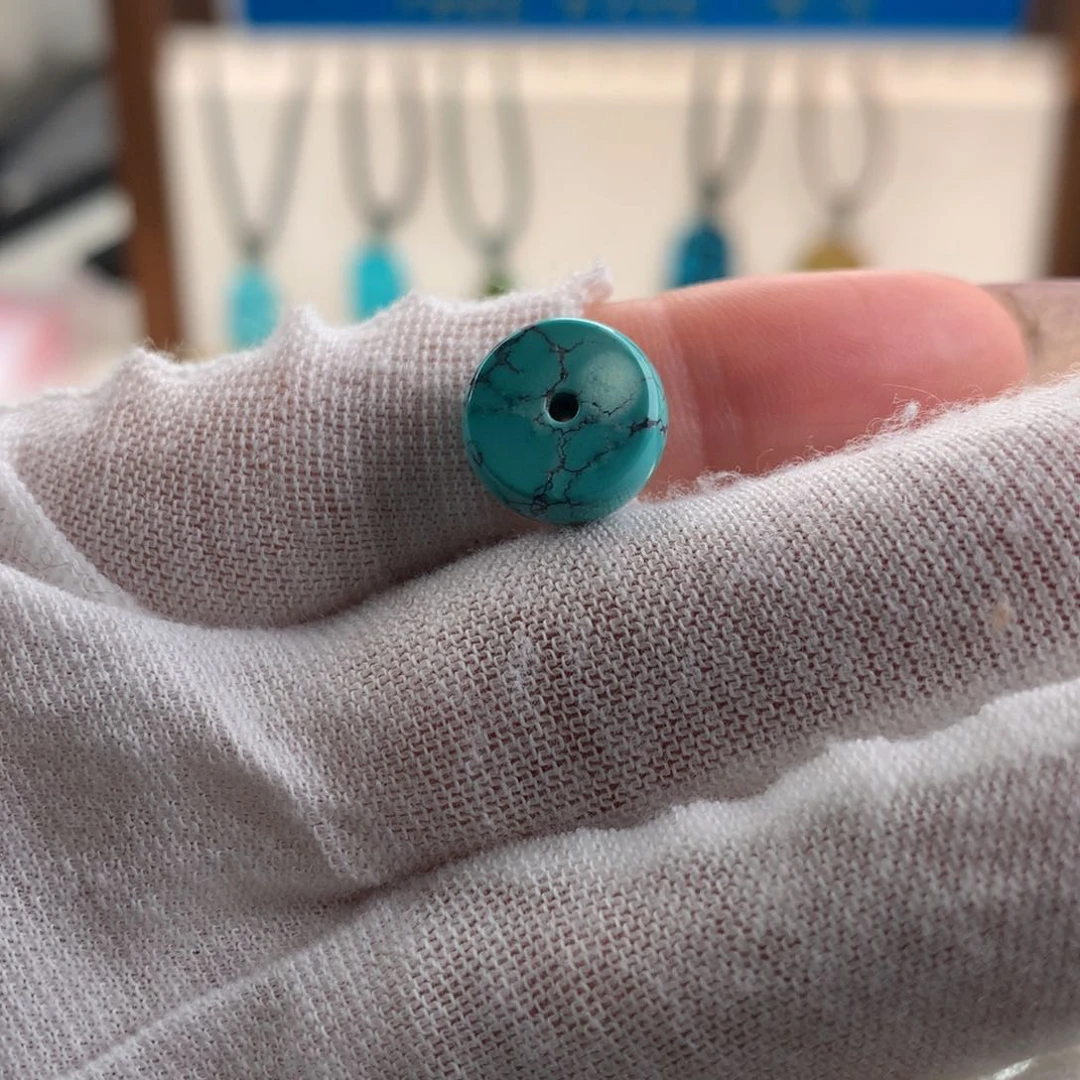 绿松石配饰未镶嵌三*叶