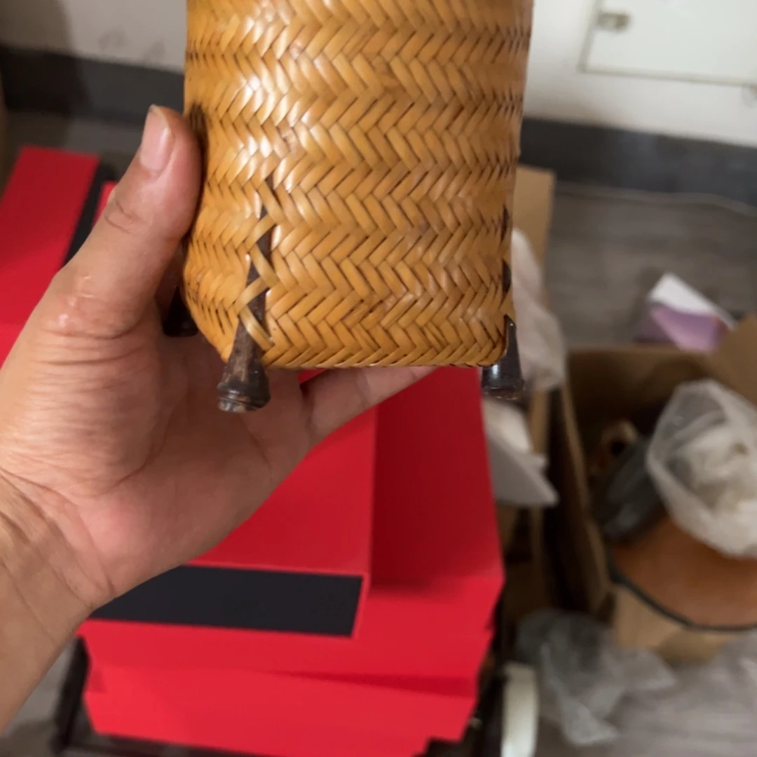 沁***舞竹编方笔筒细菌学家