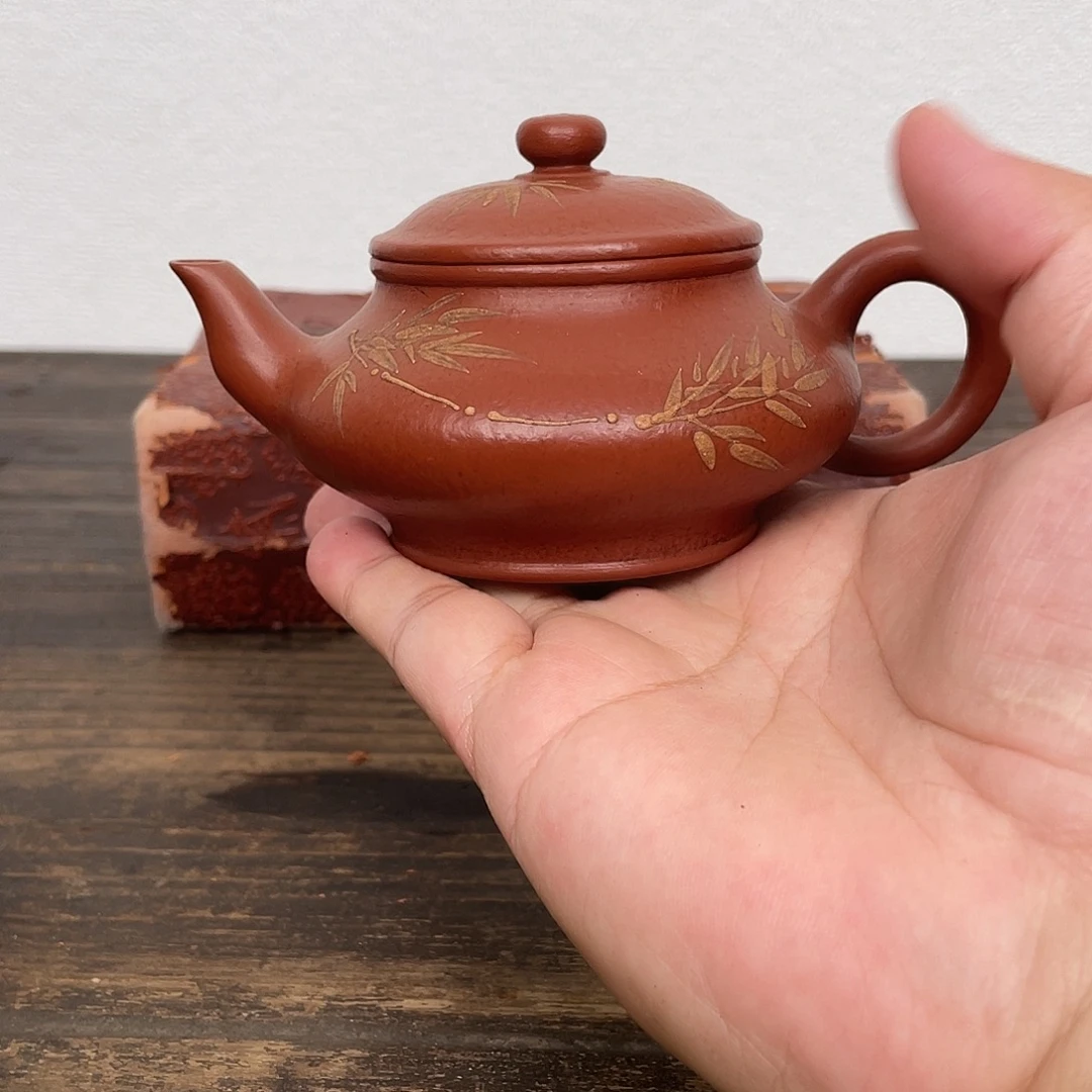 花***祭茶壶朱泥鸽嘴朱泥梨