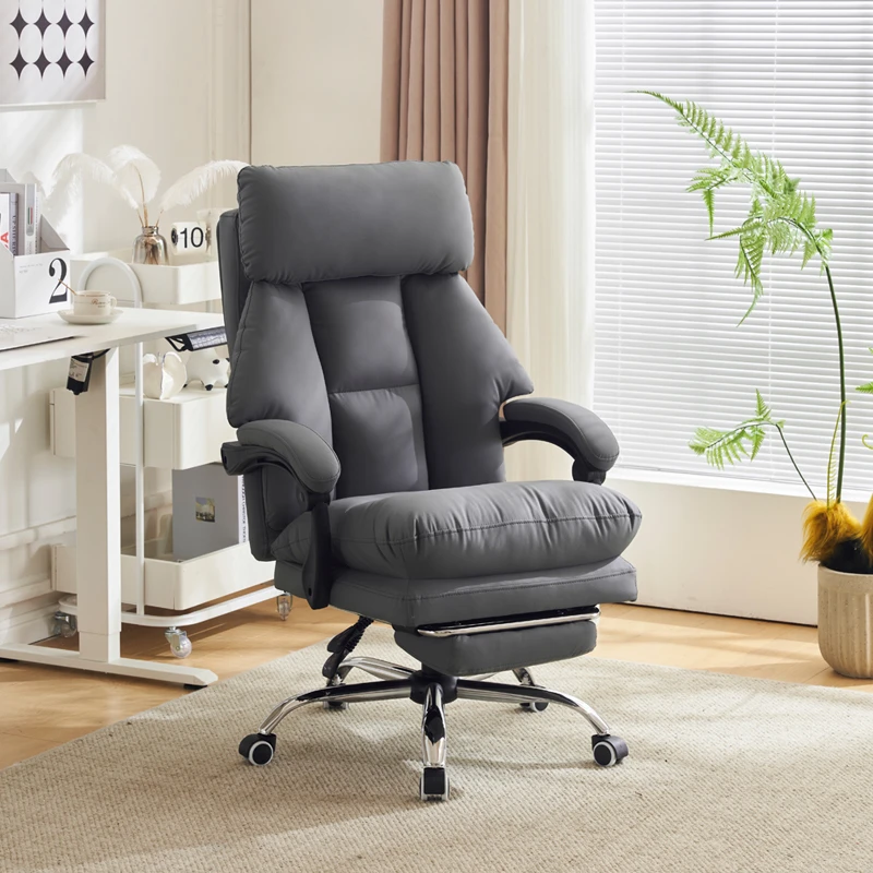 逸恒高级老板椅办公椅人体工学椅联动可躺椅子护腰坐姿椅办公座椅