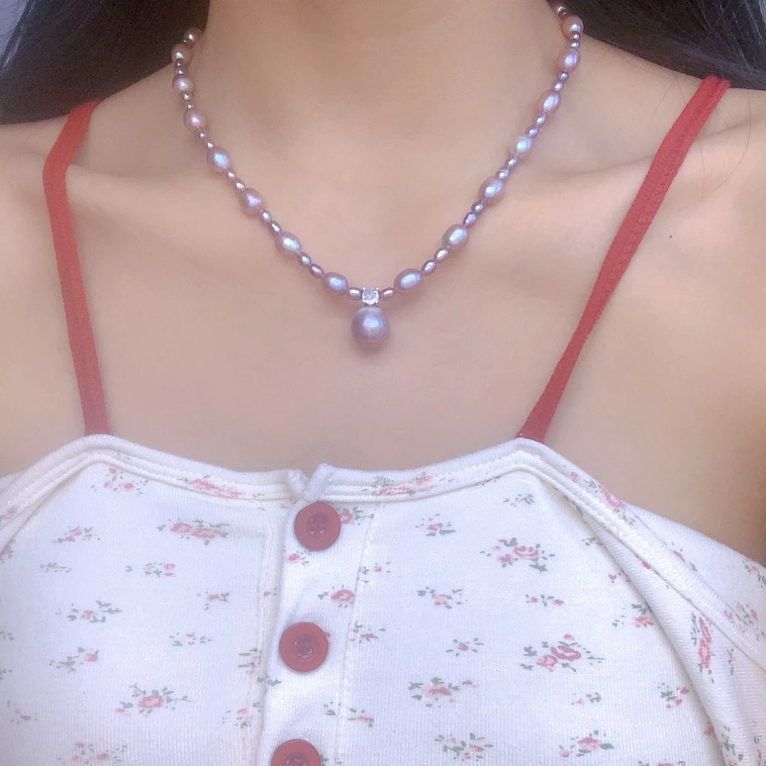 银S925镶嵌淡水珍珠发饰?****。