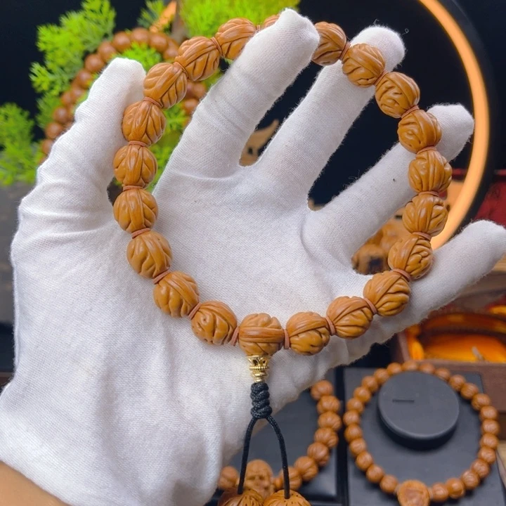 桃核吊坠小*野生桃核网红大肠13加