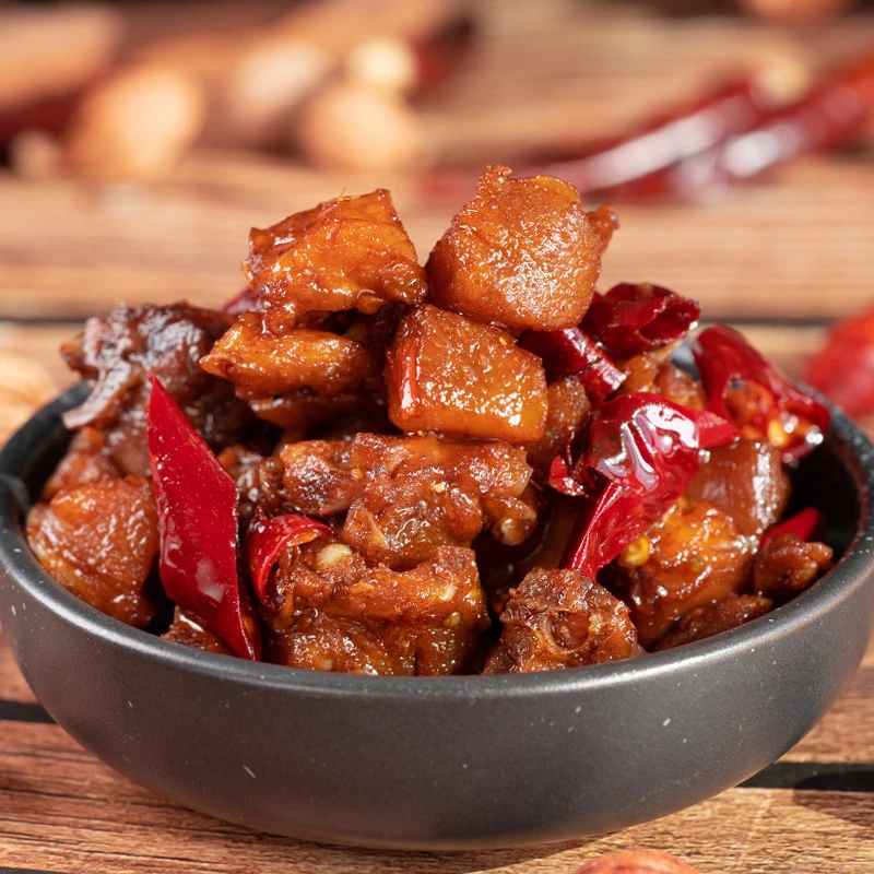 四川香辣冷吃兔麻辣陈皮兔丁开袋即食解馋的川味兔肉零食z