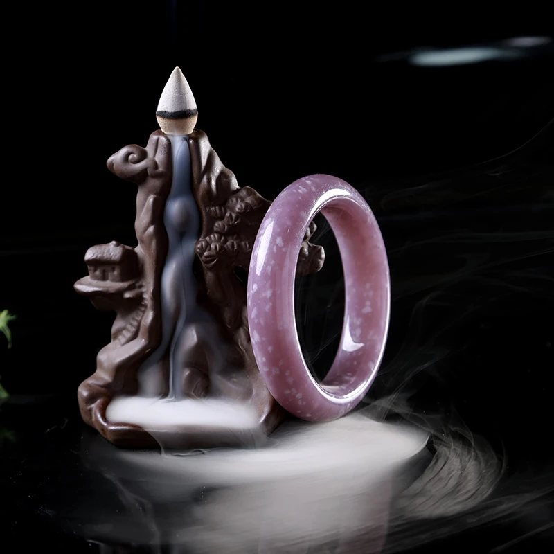 蒙祥佘太翠紫玉紫薯手镯收藏级高货玉石女镯子产地直发