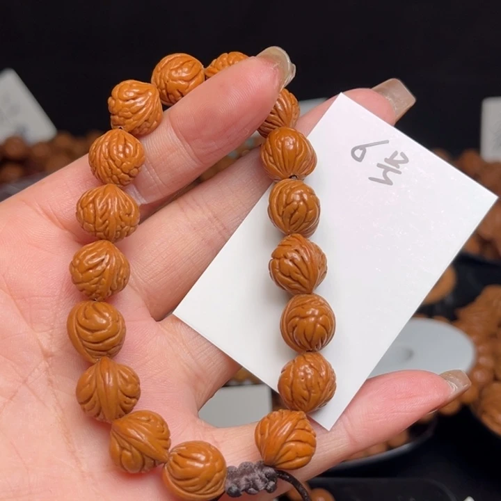 吊坠桃核小苹果12左右手串