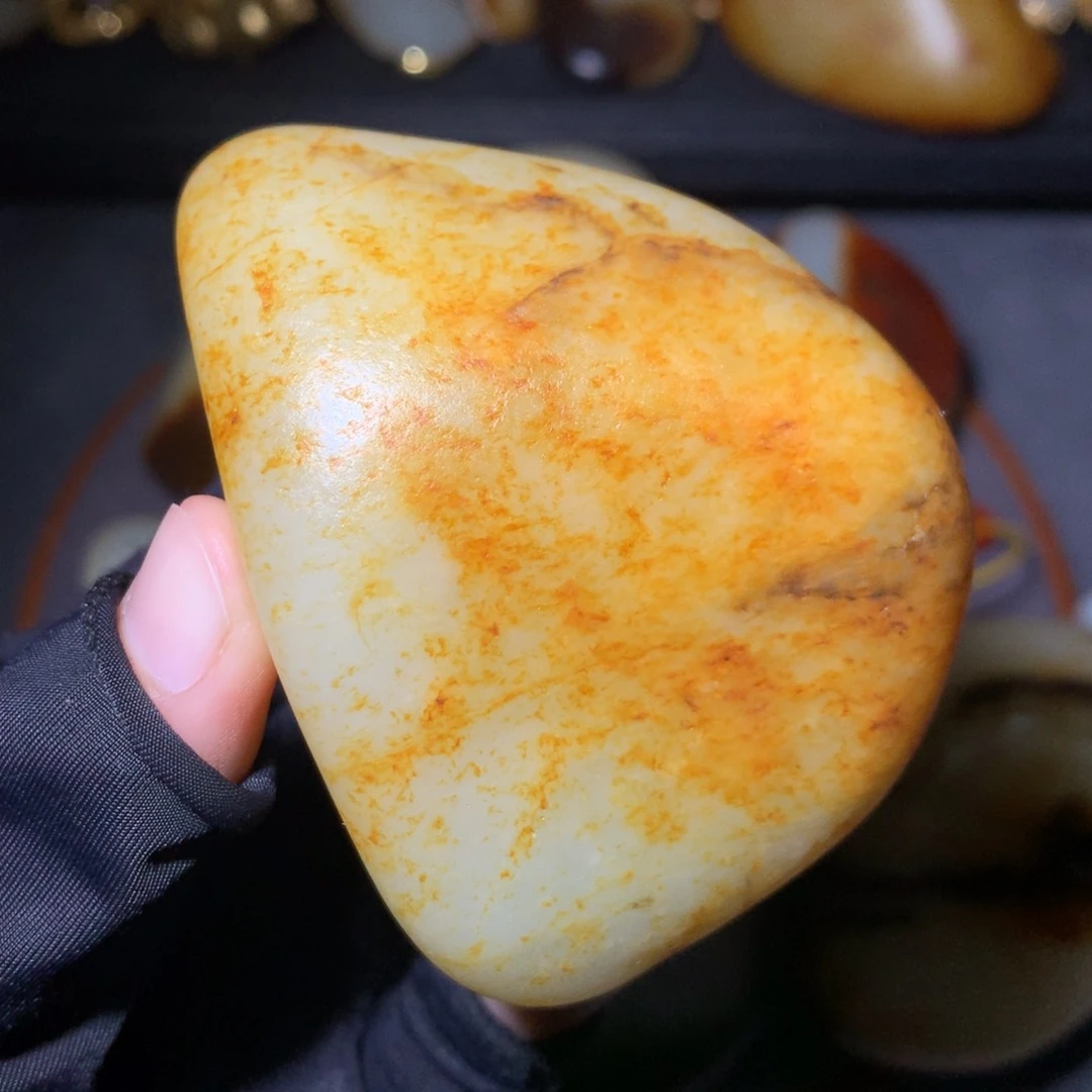 和田玉颈饰未镶嵌醒*