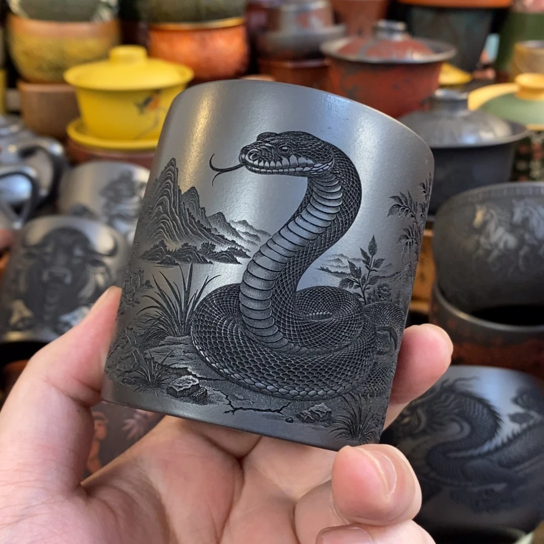 宜兴全手工紫砂杯