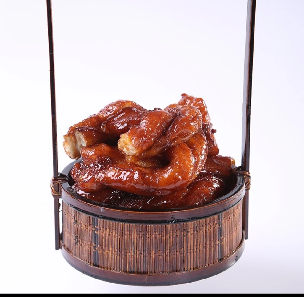 巴盟糖麻叶内蒙特产甜甜圈香甜软糯休闲零食现做现发