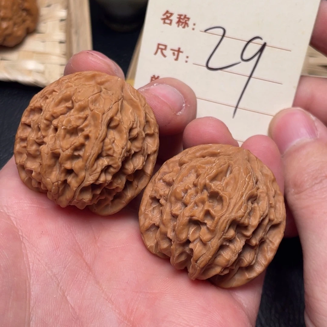 文玩核桃把件苹果园38尺29