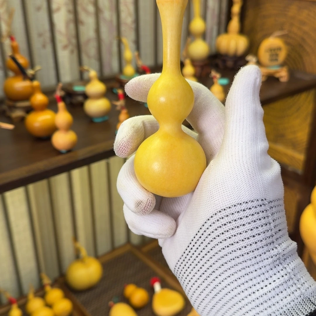 M***g木精品小葫芦摆件手把件