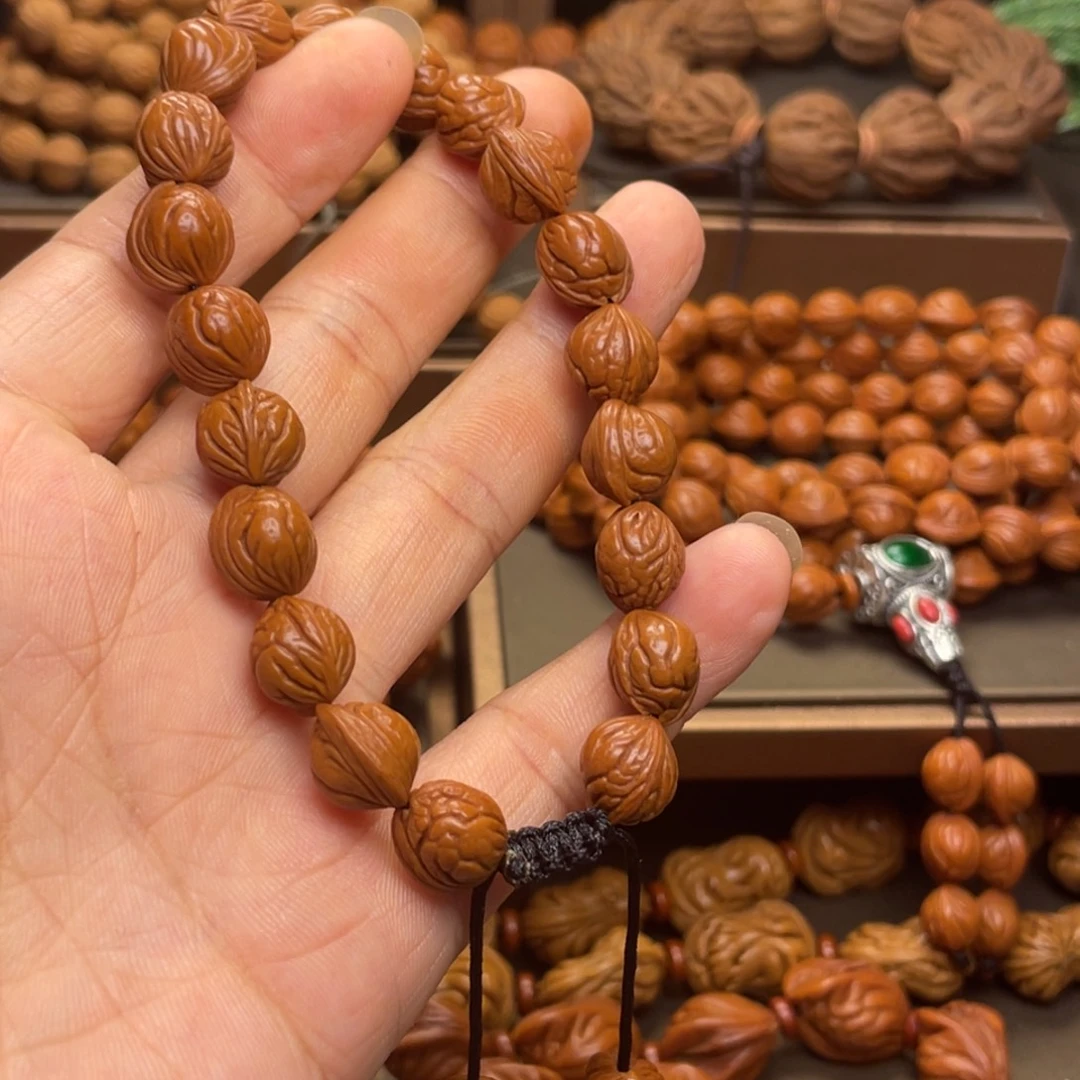 冰***～手串桃核龙纹桃核14