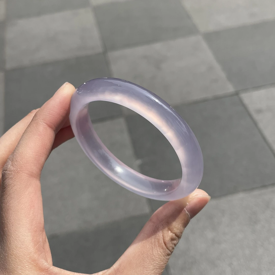 圈口55+正圈紫罗兰飘龙鳞纹表面划痕介意勿拍！-玛瑙