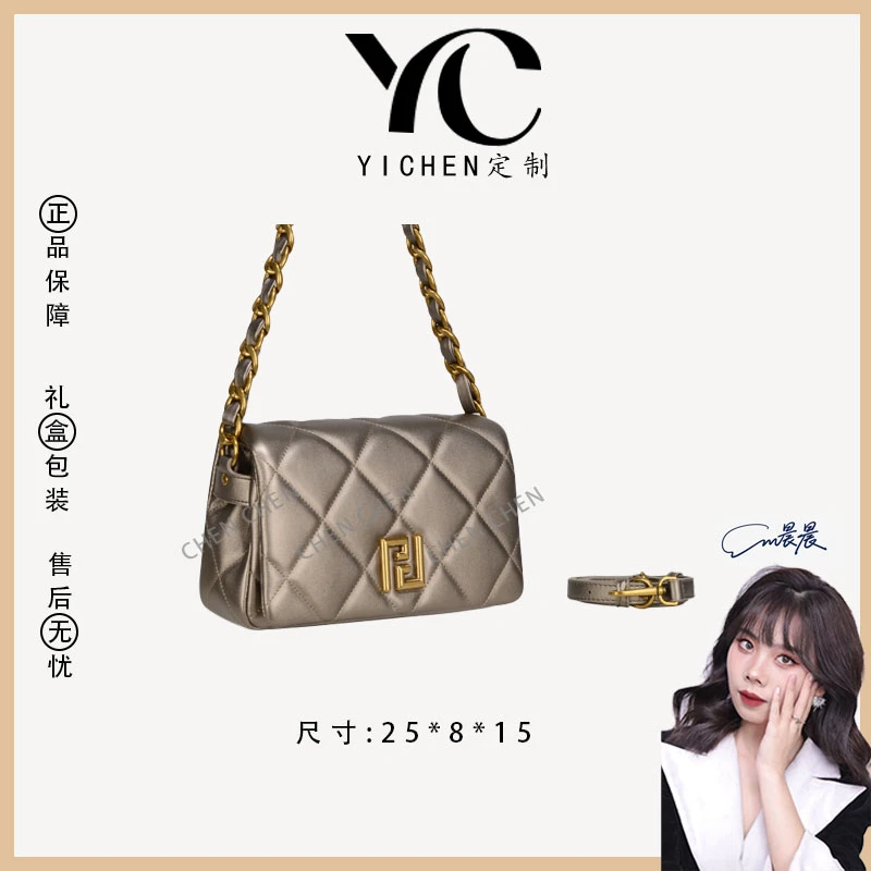【YI CHEN】GQ-89501-香槟金-高定轻奢时尚百搭潮流女士包包