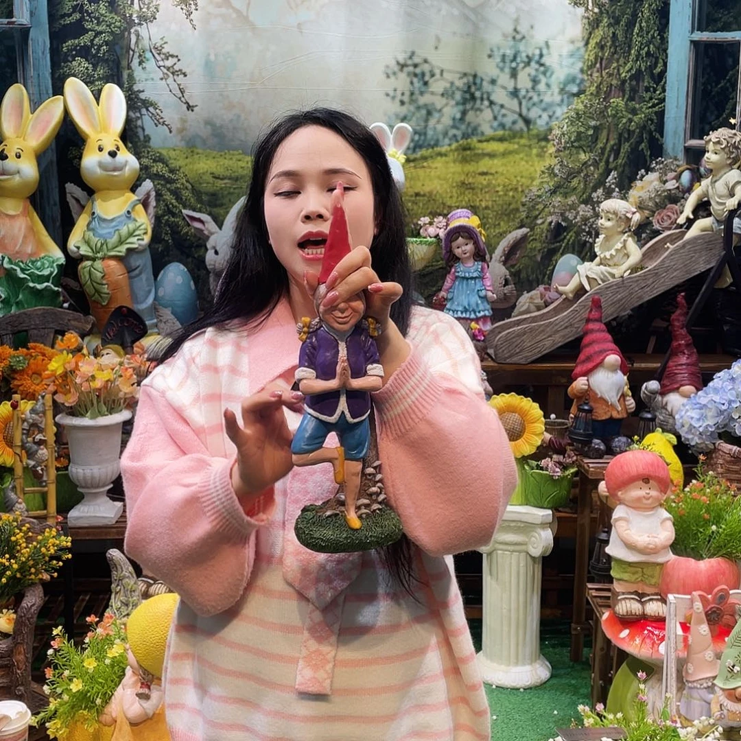 摆件花园摆件红红火火