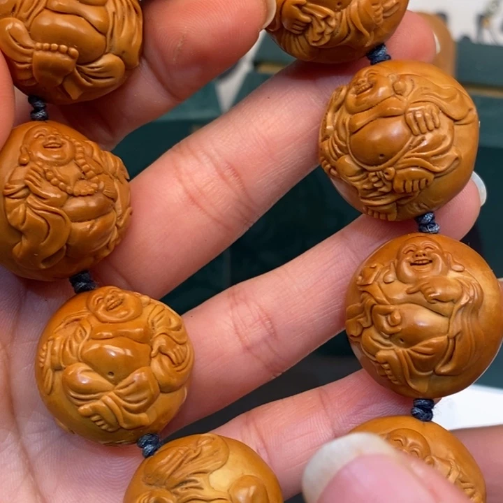 橄榄核手串/手链童子弥勒