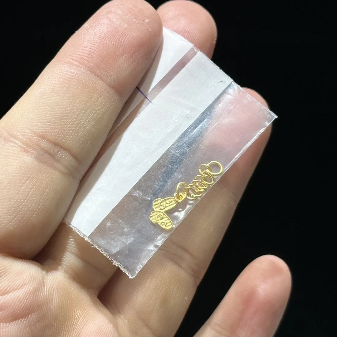 足金999 蝴蝶尾链 0.827