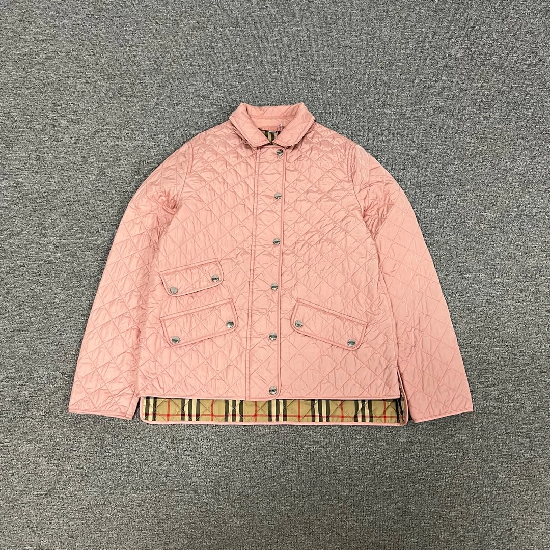 99新 BURBERRY/博柏利 Burberry新款粉色棉服