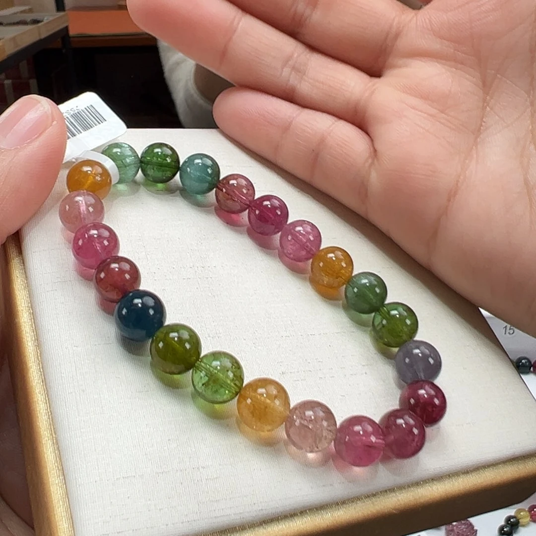 手串碧玺未镶嵌8.5mmmmmmm