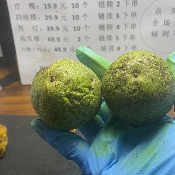 吊坠文玩核桃白狮子大果2个