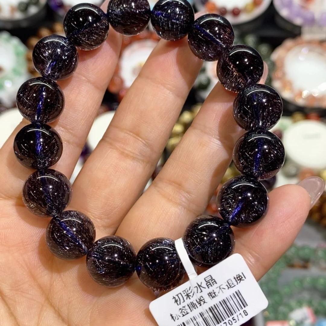 水晶手链未镶嵌燕尾超七12➕