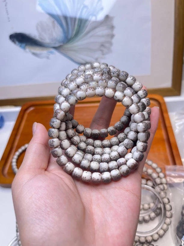 星月菩提手串石玉河豚8*7需要找转选一物一图