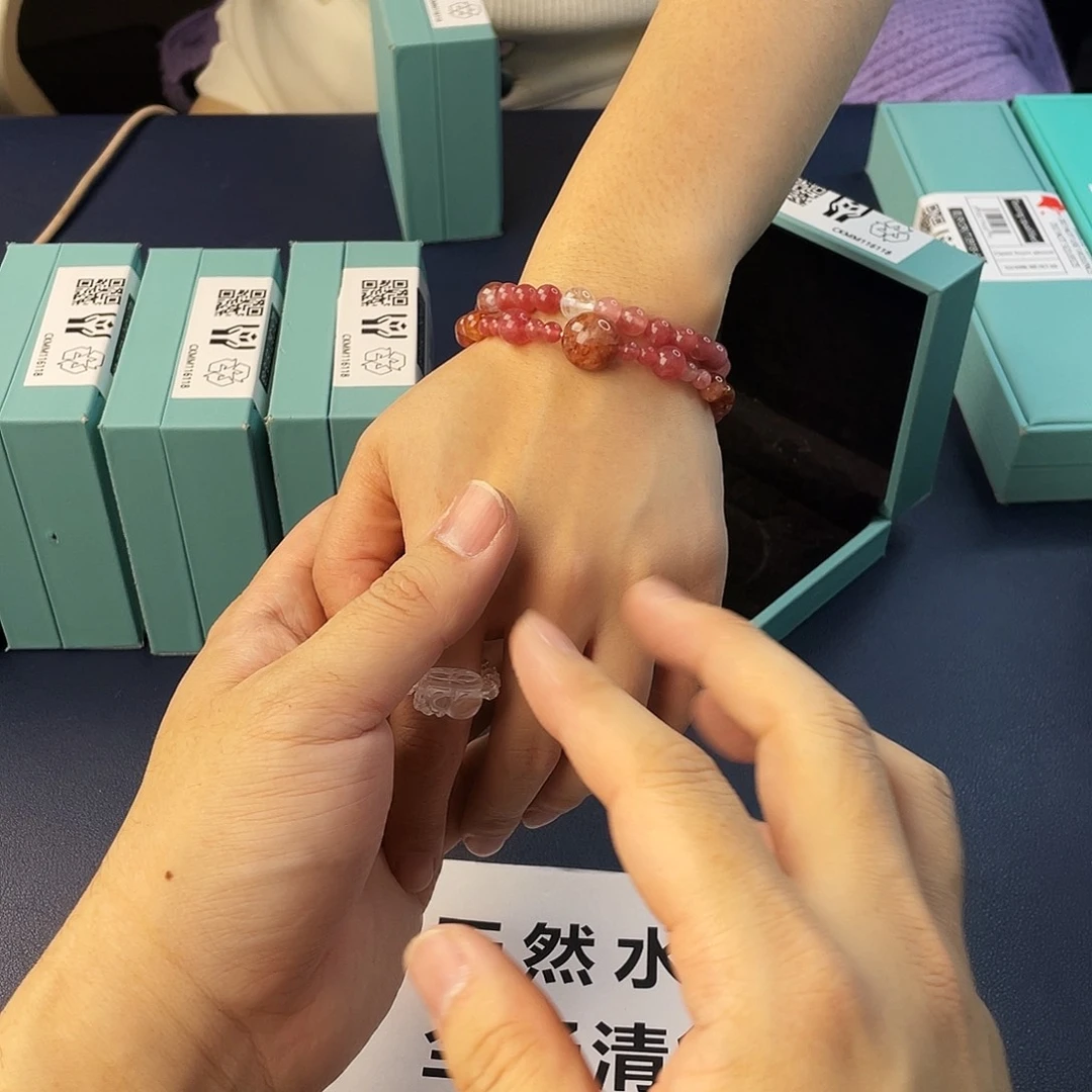 银S925镶嵌手链水晶