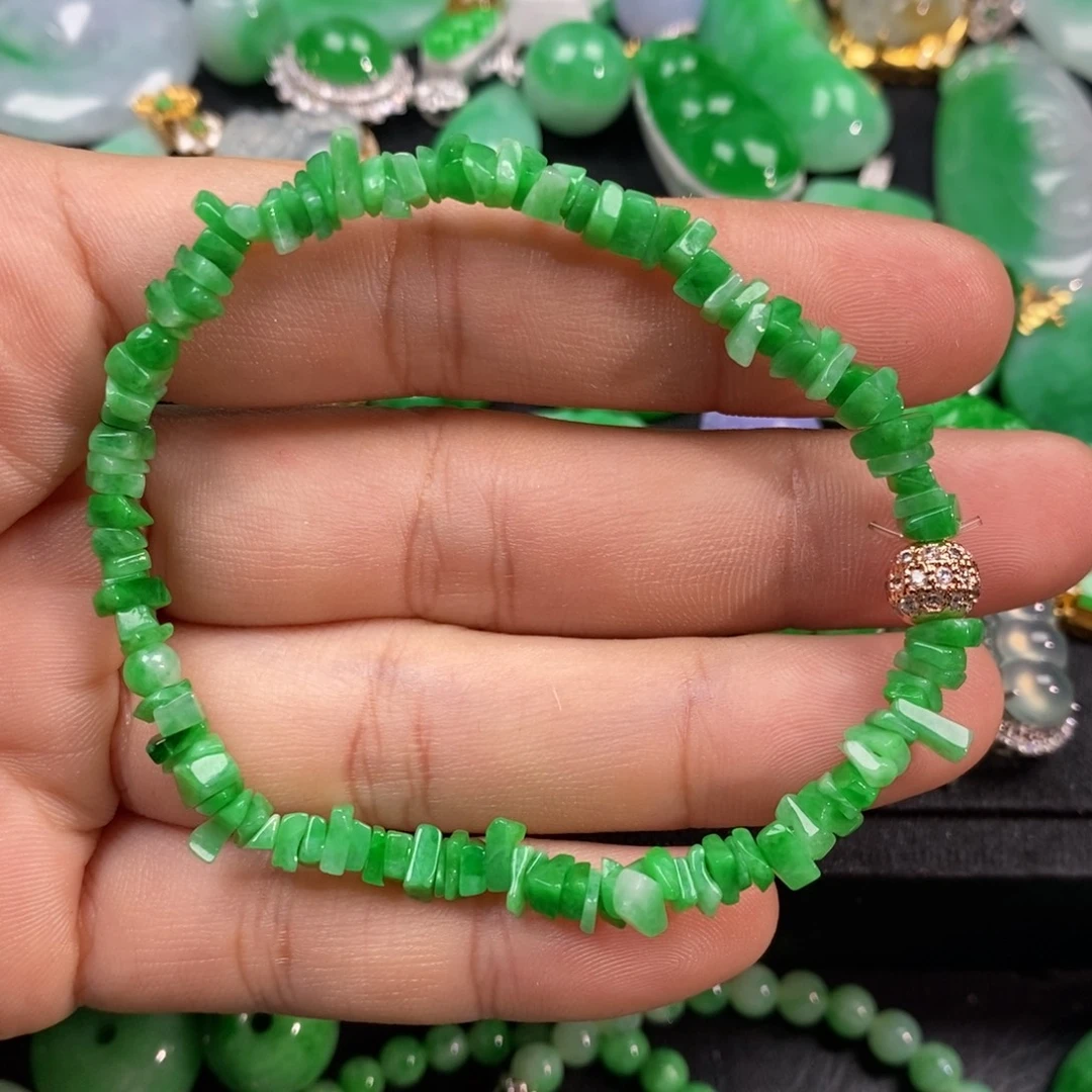 翡翠未镶嵌手链翡翠