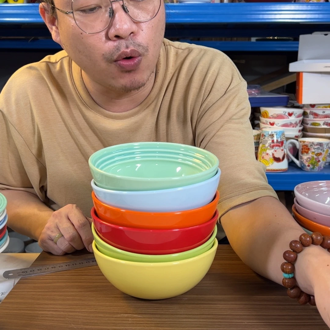 陶瓷温哥华六个面碗