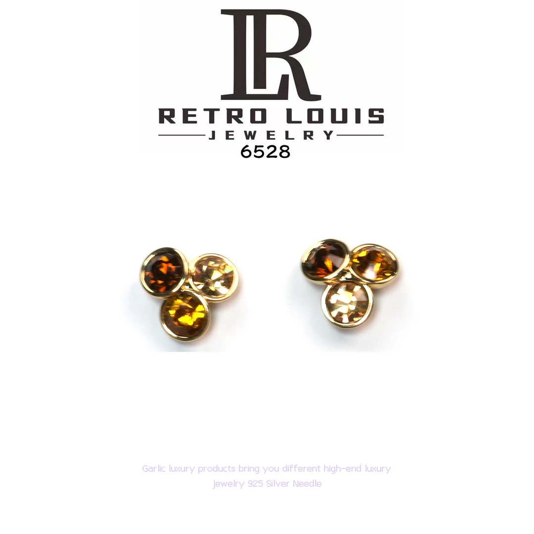 铜合金耳饰 RETRO LOUIS 耳饰~6528J