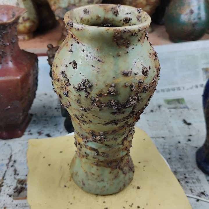 瓷片自选器型官窑生锈瓷
