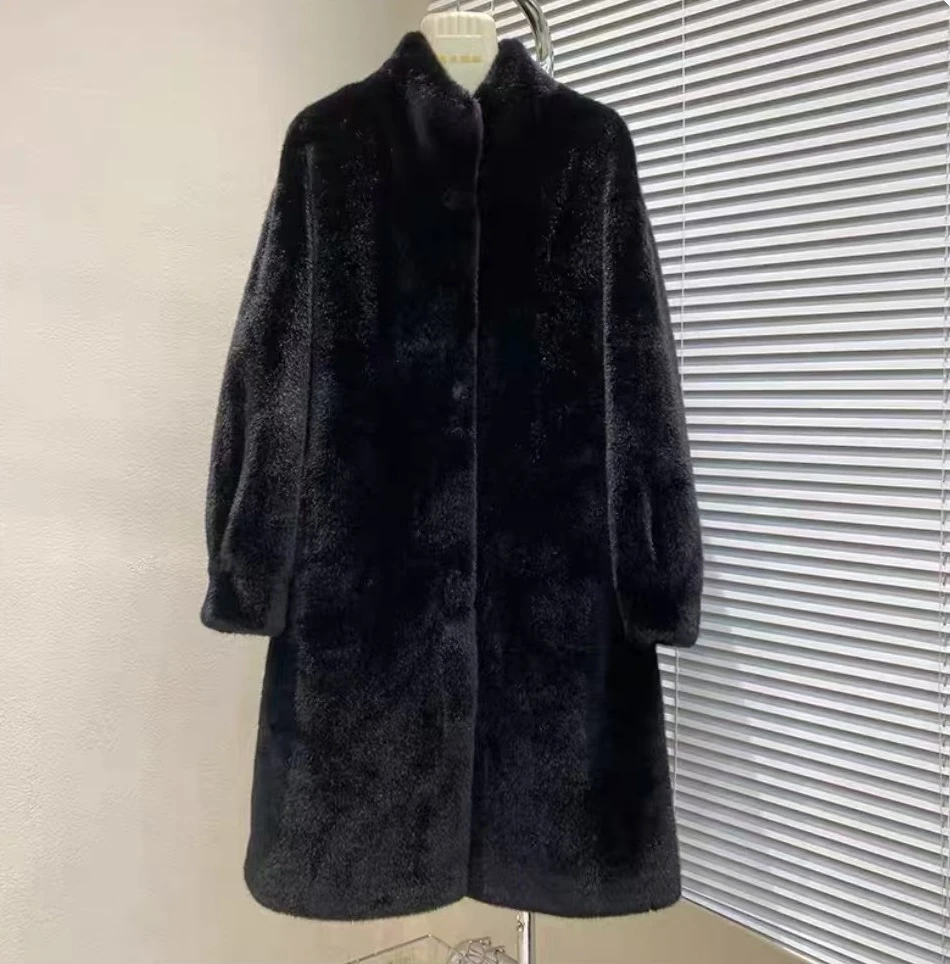 女士长款绒大衣100长款【Q】