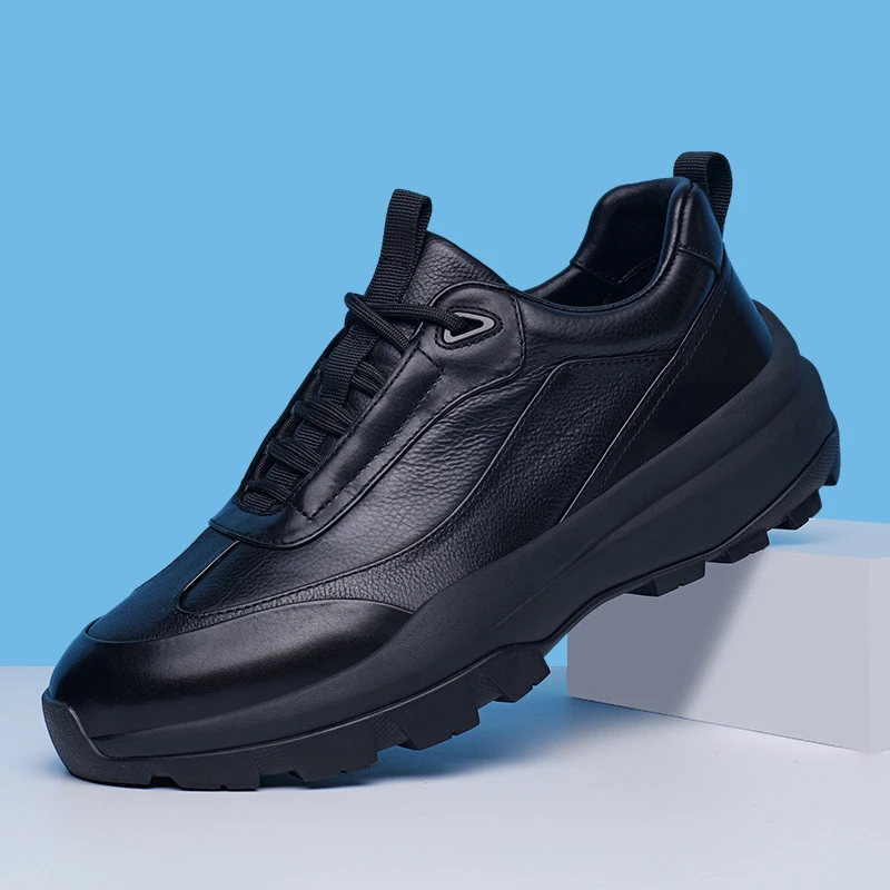 RSLUHUX 广州新款胎牛皮商务运动休闲男鞋RSL0218