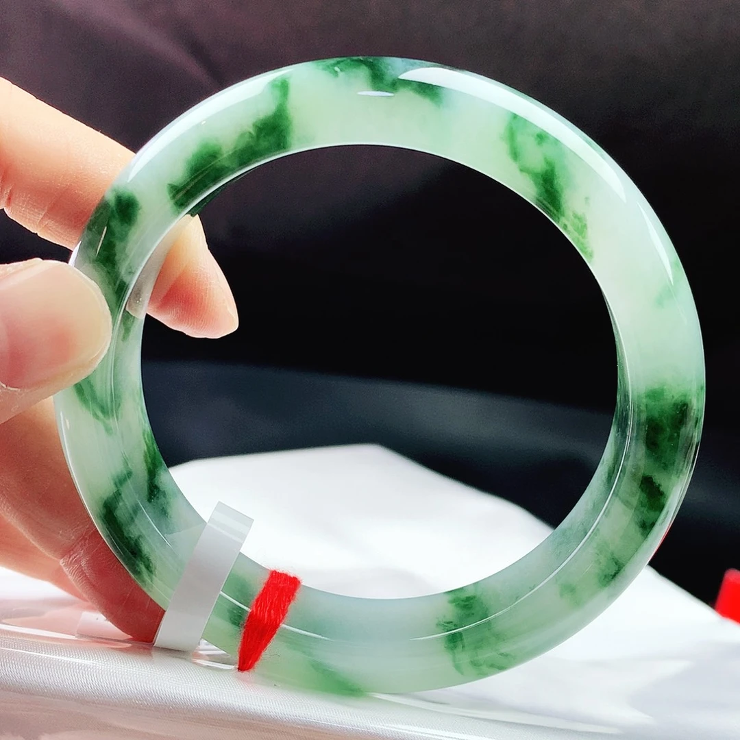 未镶嵌手镯翡翠60圈